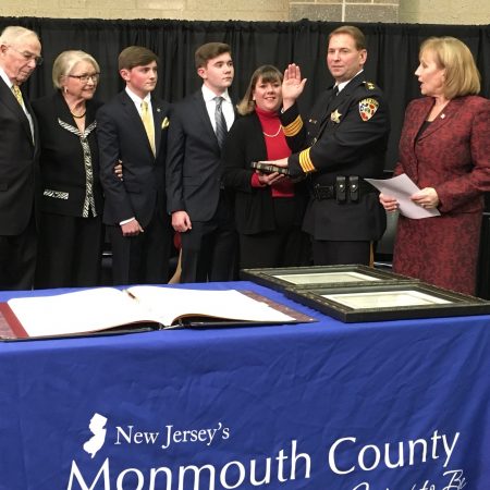 Shaun Golden Sworn In To A Third Term As Monmouth County Sheriff