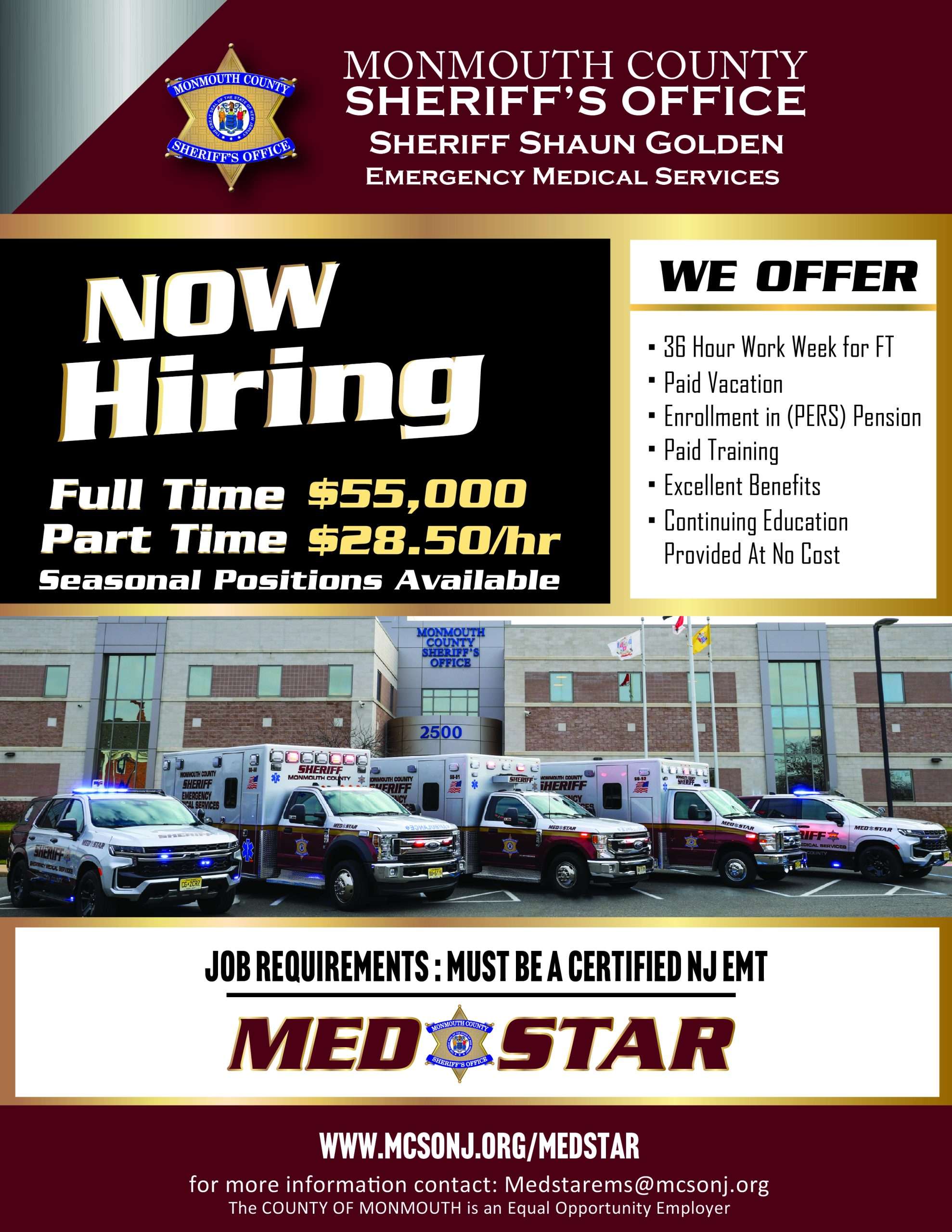 MedStar Benefits Package