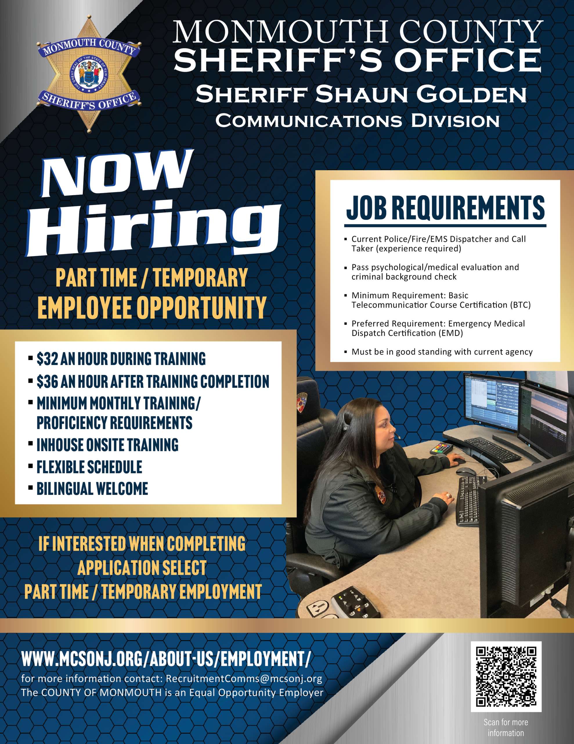 Part-Time Recruitment Flyer