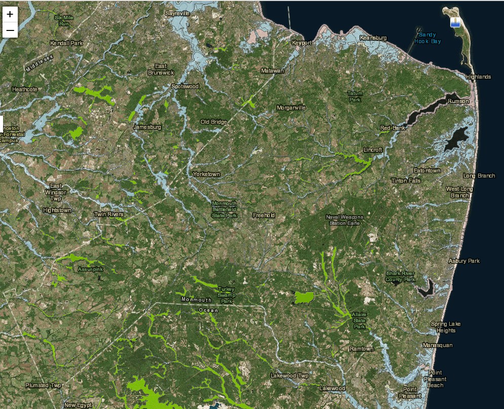 Monmouth County Flood Map