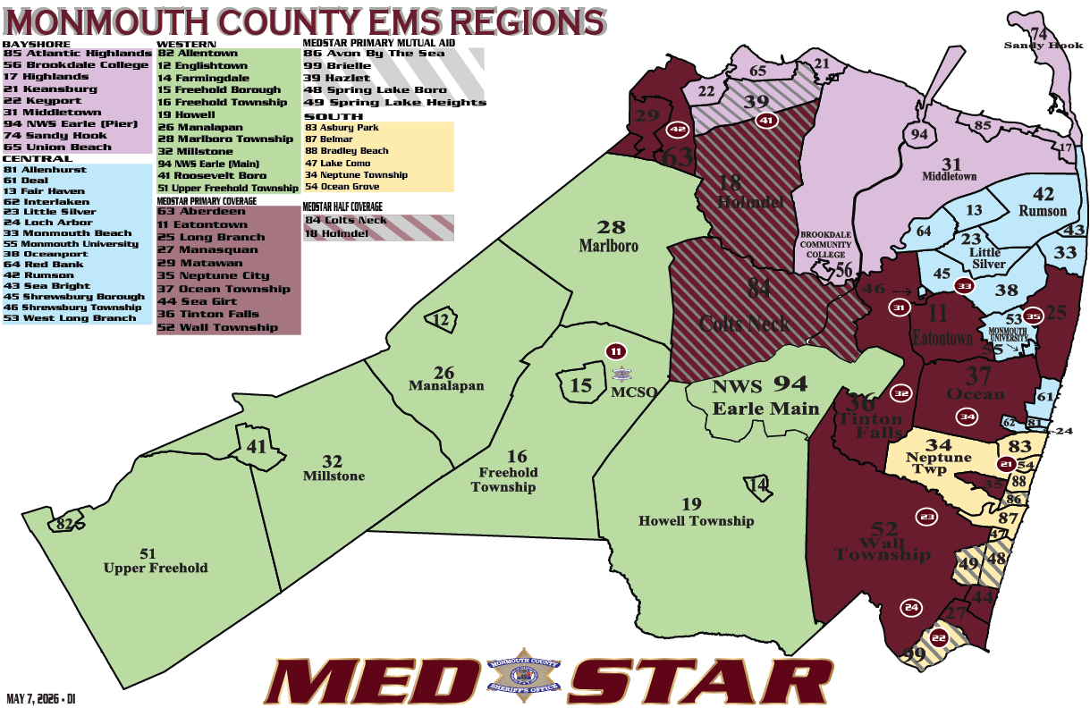 MedStar Coverage Map