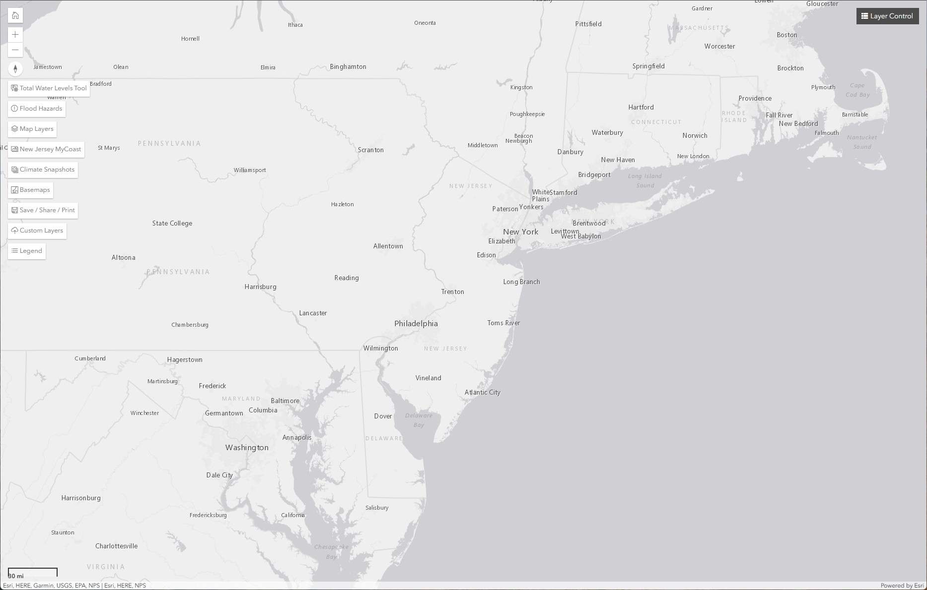 NJ Flood Mapper Screenshot